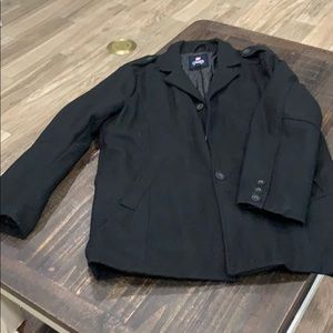 Chaps Men’s black Peacoast